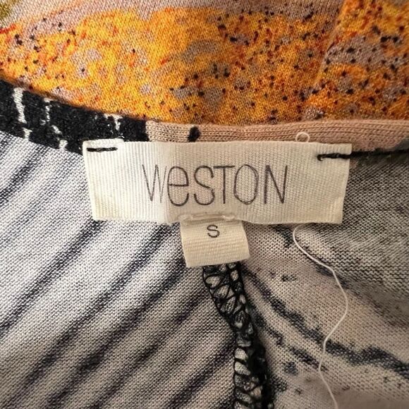 Anthropologie Weston Shirt with Black Lace Cap Sleeves. Sz Small Great Condition - Picture 8 of 12